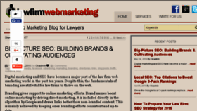 What Law-firm-web-marketing.com website looked like in 2017 (6 years ago)