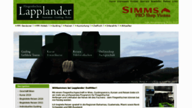 What Lapplander.at website looked like in 2011 (12 years ago)