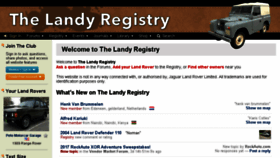 What Landyreg.com website looked like in 2017 (6 years ago)