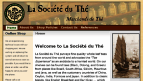 What La-societe-du-the.com website looked like in 2017 (6 years ago)