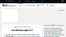 What Ledplantlights.com website looked like in 2017 (6 years ago)