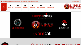 What Linuxsolution.co.in website looked like in 2017 (6 years ago)