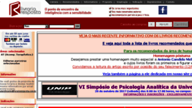 What Livrariaresposta.com.br website looked like in 2017 (6 years ago)