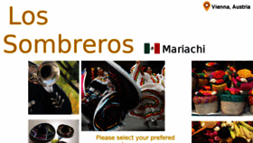 What Los-sombreros.at website looked like in 2017 (6 years ago)