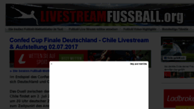 What Livestreamfussball.org website looked like in 2017 (6 years ago)