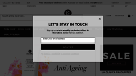 What Laclinica.com website looked like in 2017 (8 years ago)