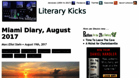 What Litkicks.com website looked like in 2017 (6 years ago)