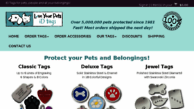 What Loveyourpets.com website looked like in 2017 (6 years ago)