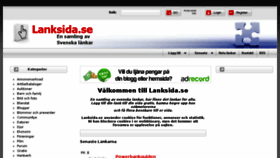 What Lanksida.se website looked like in 2017 (6 years ago)
