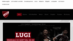 What Lugihandboll.se website looked like in 2017 (6 years ago)