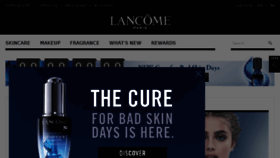 What Lancome.com.my website looked like in 2017 (8 years ago)