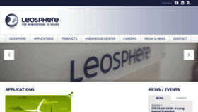 What Leosphere.com website looked like in 2017 (6 years ago)
