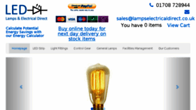 What Lampselectricaldirect.co.uk website looked like in 2017 (6 years ago)