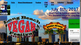What Lbveganfest.com website looked like in 2017 (6 years ago)