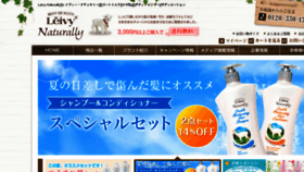 What Leivy.jp website looked like in 2017 (6 years ago)