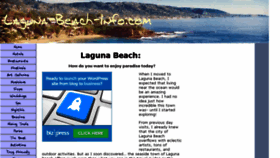 What Laguna-beach-info.com website looked like in 2017 (6 years ago)
