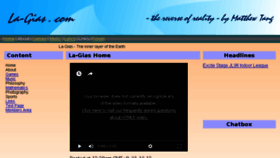 What La-gias.com website looked like in 2017 (6 years ago)