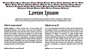 What Lipsum.net website looked like in 2017 (6 years ago)