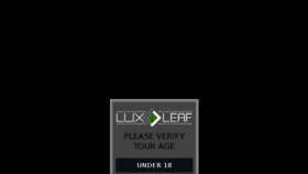 What Luxleaf.com website looked like in 2017 (6 years ago)