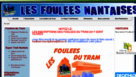What Lesfouleesnantaises.fr website looked like in 2017 (6 years ago)