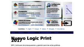 What Logic-print.com website looked like in 2017 (6 years ago)