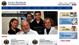 What Liceupasteur.com.br website looked like in 2017 (6 years ago)
