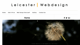 What Leicester-webdesign.co.uk website looked like in 2017 (6 years ago)