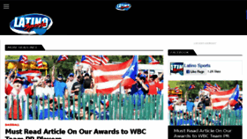 What Latinosports.com website looked like in 2017 (6 years ago)