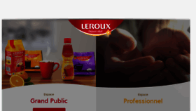 What Leroux.com website looked like in 2017 (6 years ago)