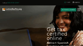 What Latinotaxpro.org website looked like in 2017 (6 years ago)