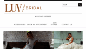 What Luvbridal.com website looked like in 2017 (6 years ago)
