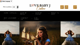 What Lovebabyj.com website looked like in 2017 (6 years ago)