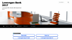 What Lowongandibank.com website looked like in 2017 (6 years ago)