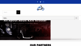 What Letskickscoot.com website looked like in 2017 (6 years ago)
