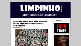 What Limpinhoecheiroso.com website looked like in 2017 (6 years ago)