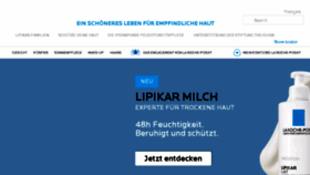 What Laroche-posay.ch website looked like in 2017 (6 years ago)