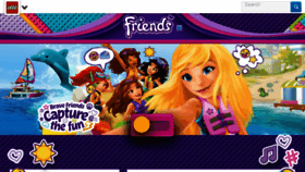 What Legofriends.com website looked like in 2017 (6 years ago)