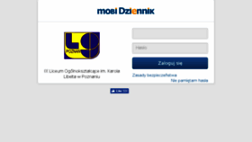 What Lo9poznan.mobidziennik.pl website looked like in 2017 (6 years ago)