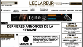 What Leclaireur-coiffeurs.com website looked like in 2017 (6 years ago)