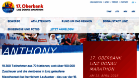 What Linzmarathon.at website looked like in 2017 (8 years ago)