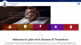 What Latinarchdiocesetrivandrum.org website looked like in 2017 (6 years ago)