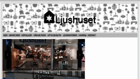 What Ljushuset.se website looked like in 2017 (6 years ago)