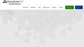 What Learn.moneyguidepro.com website looked like in 2017 (6 years ago)