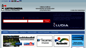 What Luettelomedia.com website looked like in 2017 (6 years ago)