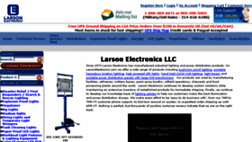 What Larsonelectronics.com website looked like in 2017 (6 years ago)
