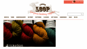 What Loopknittingshop.com website looked like in 2017 (6 years ago)