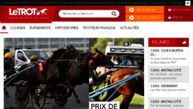 What Letrot.fr website looked like in 2017 (6 years ago)