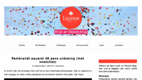 What Lisanneleeft.nl website looked like in 2017 (6 years ago)