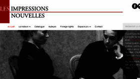 What Lesimpressionsnouvelles.com website looked like in 2017 (6 years ago)