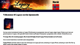 What Legacynorsk.com website looked like in 2017 (6 years ago)